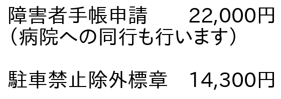 障害者手帳申請 駐車禁止除外標章