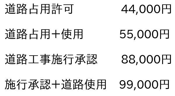 道路工事施行承認｜道路占用許可